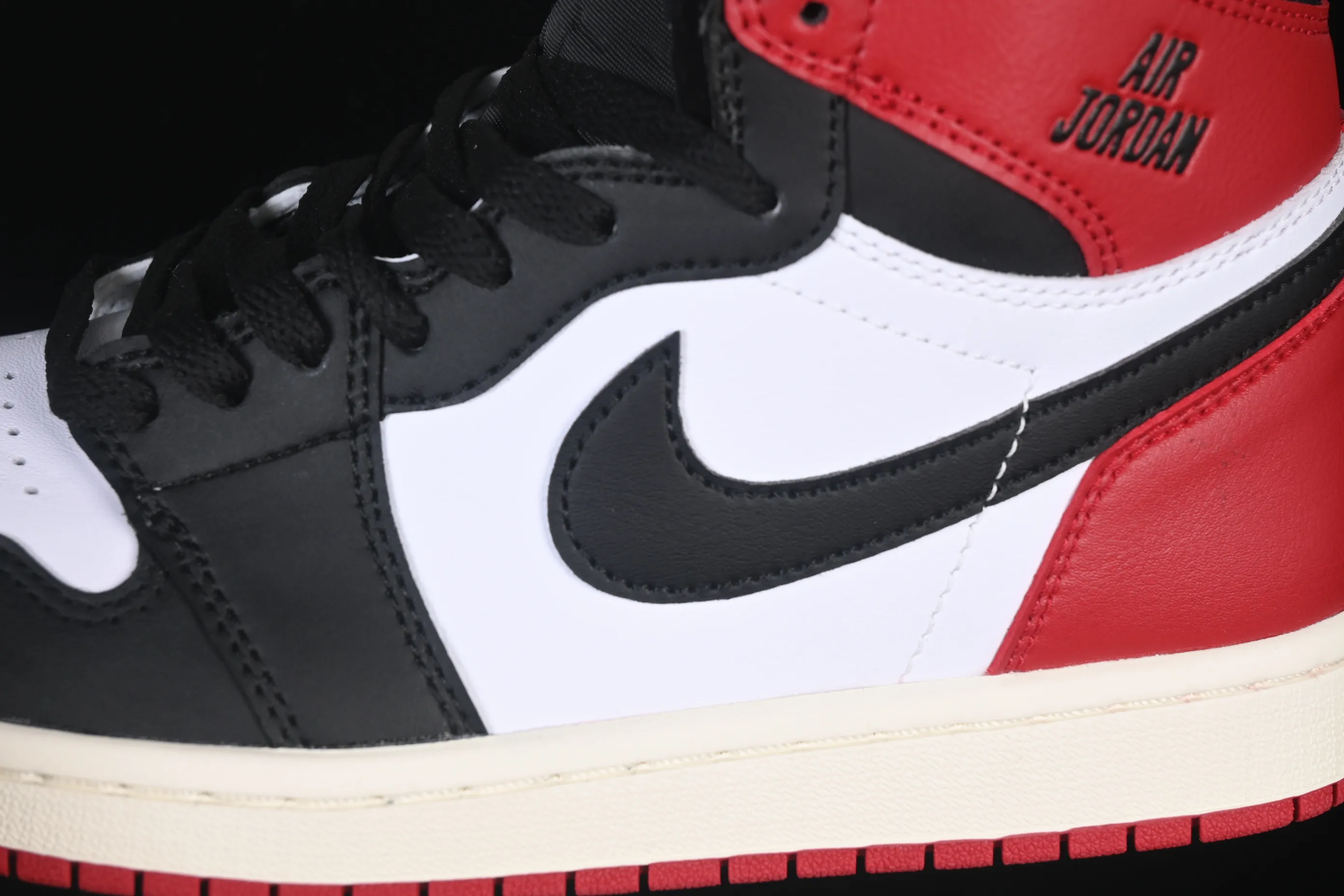 All categories Air Jordan Jordan series basketball shoes Air Jordan 1 High Air Jordan 1 High OG "Black Toe Reimagined" AJ1 Joe 1 new black toe DZ5485-106